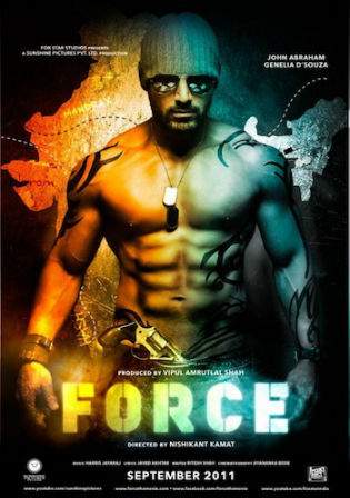 Force 2011 HDRip 950MB Hindi Movie 720p