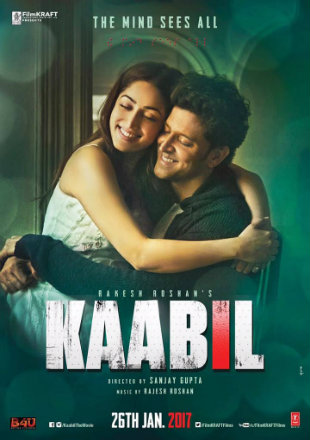Poster of Kaabil 2017 Hindi Movie Download HD Bolly4u