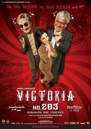 Victoria No.203 2007 DVDRip 350MB Hindi Movie 480p